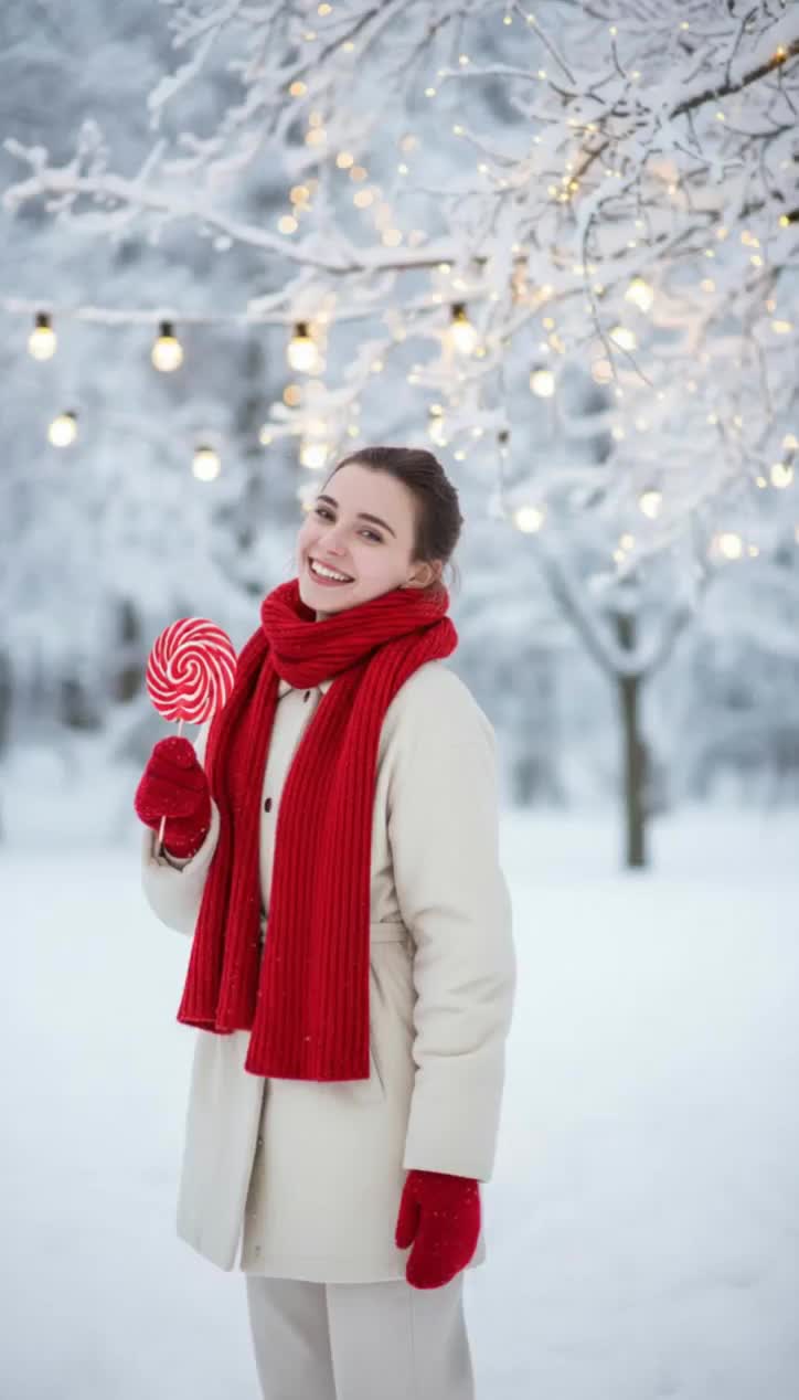 Winter Candy Portrait