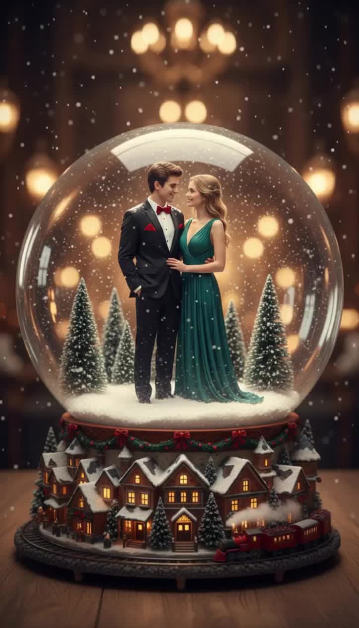 Snow Globe Couple